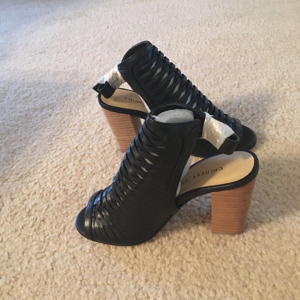 Chinese Laundry Torey Heel Dress Sandals, Black, 6